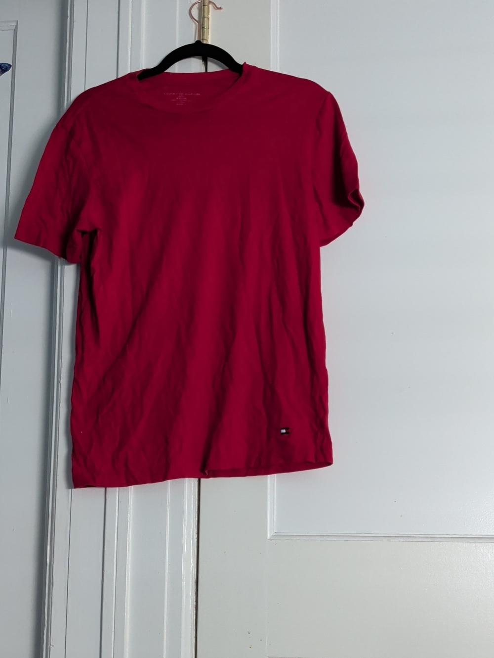 Tommy Hilfiger Short Sleeve Crew Tee - Cherry Red